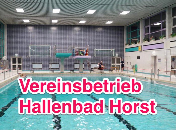 Hallenbad Horst: Geänderte Übungszeiten in den Sommerferien